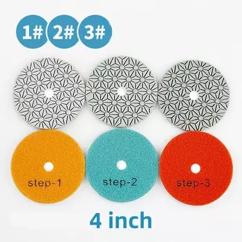 Алмазные полировальные накладки Okerqi ZMX-MJ5187, 3 шт., 3/4 дюйма