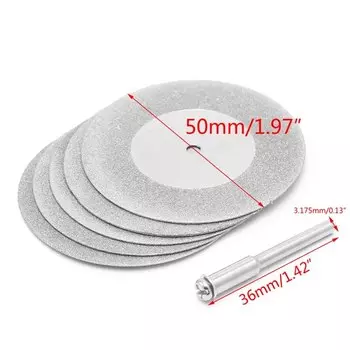 Алмазные режущие диски TOOZO 5 шт., 16/18/20/25/30/35/40/50 мм