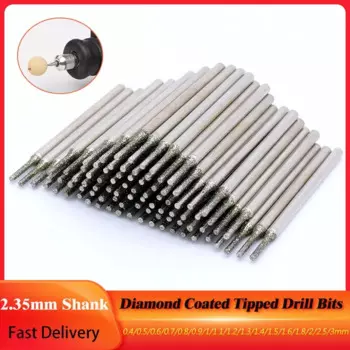 Алмазные сверла Dremel 0,4-3 мм