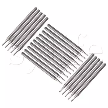 Алмазные сверла SYLIFE 20 шт., 0,8 мм, серебристые