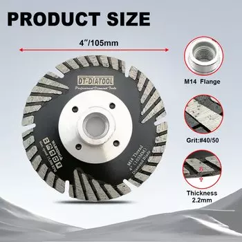 DT-DIATOOL Алмазный пильный диск Алмазный диск для резки бетона, гранита, камня, мрамора 105 115 125 180 230 мм 1 шт. Циркулярная пила