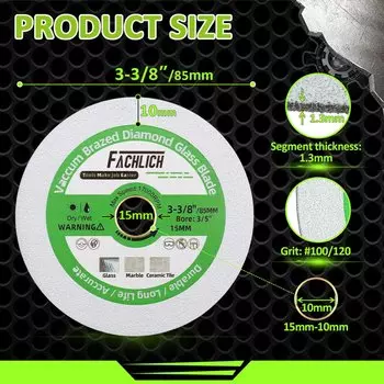 Алмазный диск FACHLICH 85 мм для резки