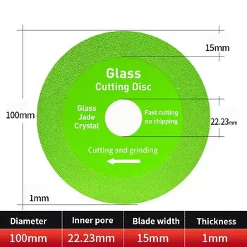 Алмазный диск NWSSSDB для резки стекла 100/115/125 мм