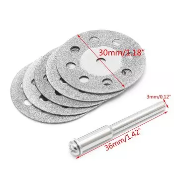 Алмазный режущий диск, 5 шт