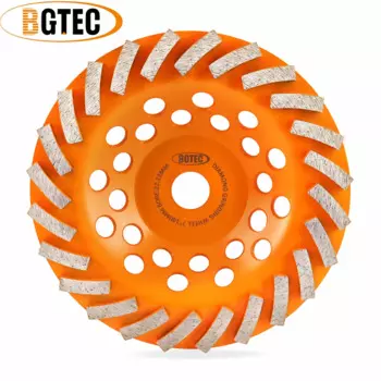 Алмазный шлифовальный круг BGTEC диаметром мм для бетонной мраморной кладки диаметром мм, 1 шт.