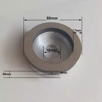 Алмазный шлифовальный круг LISM 50 мм, вольфрамовая сталь, зернистость 60#-4000#