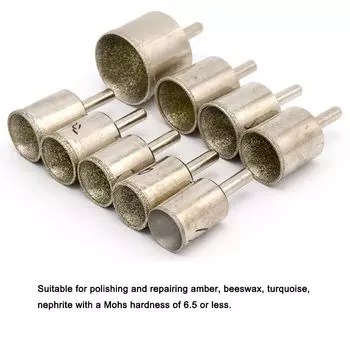 Алмазный вогнутый полировальный диск для бусин 3-25 мм