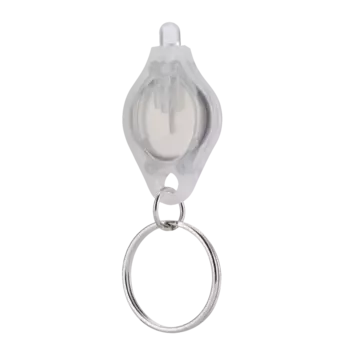 Alonefire Мини светодиодный фонарик-брелок многоцветный белый свет