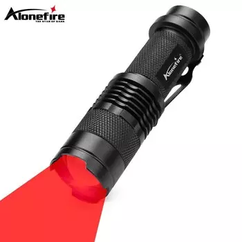 AloneFire SK68 Красный тактический фонарь