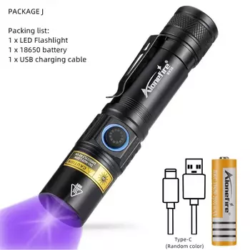 AloneFire SV38 УФ-фонарик 365 нм