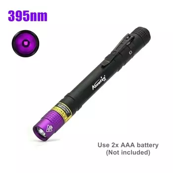 AloneFire SV64 УФ-фонарик 395/365 нм черный