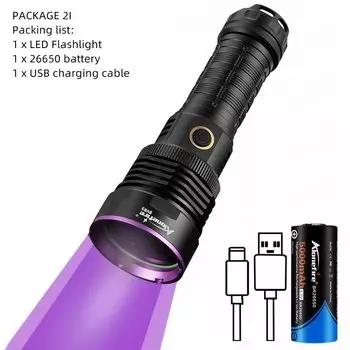 Alonefire УФ-фонарик для обнаружения пятен SV89