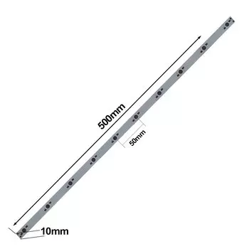 Алюминиевая база для светодиодов OTdiode 500 мм * 10 мм / 300*10 мм