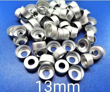 Алюминиевая крышка 13 мм, 1000 шт./лот, цветные фармацевтические крышки, алюминиевые крышки для обжимной стеклянной флакона