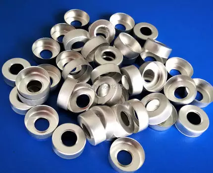 Алюминиевая крышка 20 мм, 1000 шт./партия, фармацевтические крышки, алюминиевые крышки для обжимной стеклянной флакона