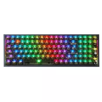 Алюминиевая Механическая игровая клавиатура Epomaker TH100 с RGB-подсветкой и 100 клавишами, Проводная Механическая клавиатура для игр, Офисная Клавиатура