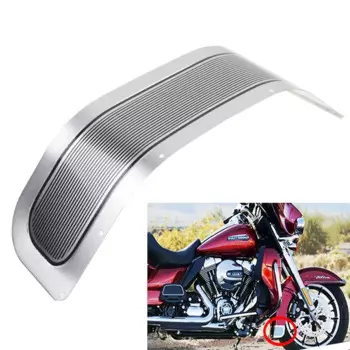 Алюминиевая накладка на переднее крыло мотоцикла, защитная накладка на юбку для Harley Road King Electra Glide Street Glide Road Glide 1980-2023