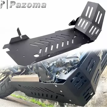 Алюминиевая противоскользящая пластина 3 мм, защитная крышка двигателя для Harley Softail M8 2018-2023 Fat Boy Street Bob Low Rider ST S, разрыв