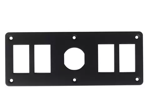 Алюминиевая рамка 2 /3 / 4 / 6 кнопочный переключатель панель USB/вольтметр розетка Быстроразъемное монтажное основание для ATV UTV Polaris Can Am