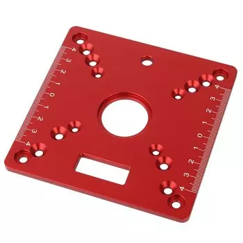 Алюминиевая вставка для фрезерного стола KPXIN Multifunctional Aluminium Router Table Insert Plate