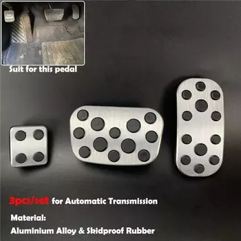 Алюминиевые автомобильные ножные педали крышка педали тормоза акселератора топлива для Toyota Alphard 20 30 Vellfire AH20 AH30 2011-2019 аксессуары