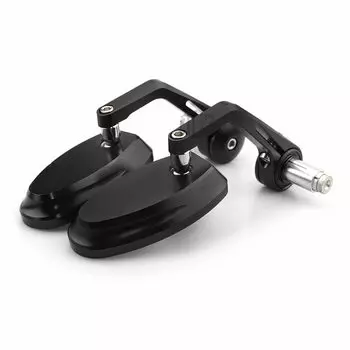 Алюминиевые боковые зеркала заднего вида с ЧПУ для Руля Мотоцикла Husqvarna Svartpilen 401 250 701-2013