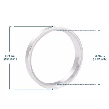 Алюминиевые центровочные кольца ступицы, 4 шт., внутренний диаметр от 67,1 мм до 54,1 мм, центральное кольцо для автомобиля, подходит для ступицы автомобиля 54,1 мм до колеса 67,1 мм