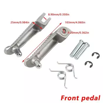 Алюминиевые Подножки Для Мотоцикла Для YAMAHA YZF R1 R6 R125 R25 R3 MT125 MT03 MT09 MT10 MT07, Передние И Задние Подножки, Пе...