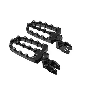 Алюминиевые Подножки для мотоцикла с ЧПУ, подножки для KAWASAKI KLR650 KLR 650 1987-2018 2017 2016 2015 2014 регулировка