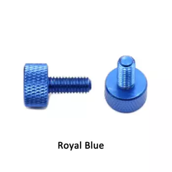5 шт./лот M5 M6 * 10/12/14/16/20 мм цветной алюминиевый рифленый ручной затягивающий винт для большого пальца модификация корпуса компьютера DIY анодирование болтов