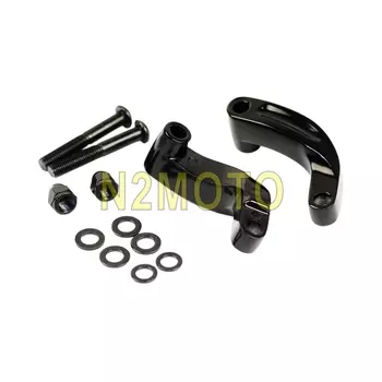 Алюминиевый адаптер для перемещения зеркала мотоцикла, комплект адаптеров для Harley Softail Dyna Street Glide 2009-2014