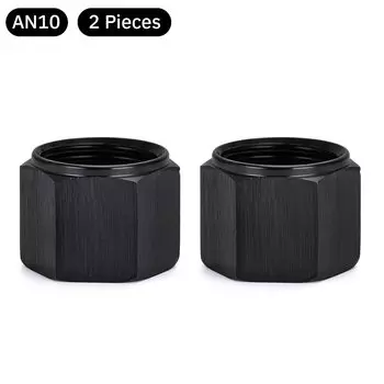 Алюминиевый AN6 AN8 AN10 адаптер Женский с концом вспышки колпачок Пробка гайка 6-AN 8-AN 10-AN фитинг BL01-06/08/10