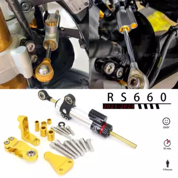 Алюминиевый демпфер для мотоцикла APRILIA RS660 RS 660 rs660 rs 660 2021 2022, стабилизирующий кронштейн для контроля безопасности руля