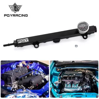 Алюминиевый комплект K SERIES Heavy FUEL RAIL, топливная рейка с высоким расходом для HONDA K20 K24 RSX CIVIC SI,INTEGRA EP3 с манометром
