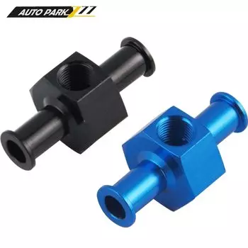 Алюминиевый манометр для топлива, 3/8 дюйма, 9,5 мм, заготовка, встроенный штуцер с портом 1/8 дюйма