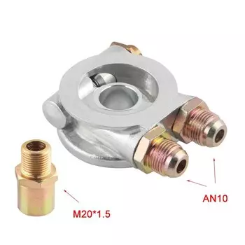 Алюминиевый Масляный охладитель AN8 AN10, сэндвич-пластина, Адаптер фильтра турбо-термостата, адаптер отправителя масла