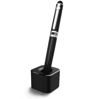 Алюминиевый мини-держатель для ручек с нескользящей подставкой, квадратная настольная подставка для хранения, настольный органайзер для офиса