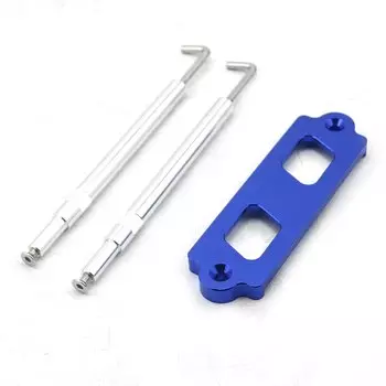 Алюминиевый Новый комплект для затягивания автомобильного аккумулятора с держателем со стандартными крючками для Honda Civic / CRX S2000 ДЛЯ Acura Integra RSX