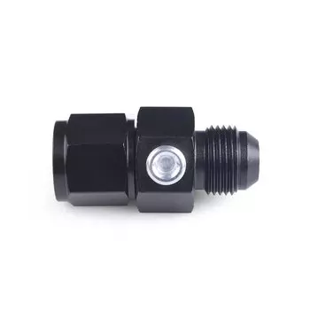 Алюминиевый прямой AN6 AN8 AN10 «папа-мама» 1/8 "NPT датчик, боковой порт, адаптер «папа»