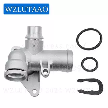 06B121132E Алюминий водяной шланг, фланец охлаждающей жидкости для Audi A4 B6 B7 S4 Seat Exeo 1.8T 2002-2008 06B121132B, 06B 121 132 E