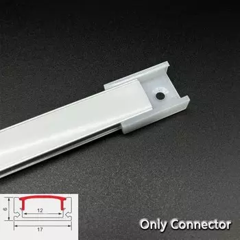 Алюминиевый светодиодный канал YSRSAI 50 см серебристый