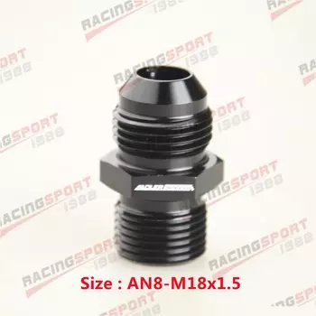 Алюминий -AN4 AN6 AN8 AN10 AN12 «папа» до M6 M8 M10 M12 M14 Метрический прямой фитинг для мазута