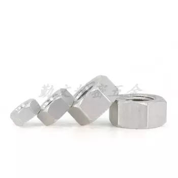 Алюминий DIN934 Шестигранная гайка M3-M24 Дюйм 1/4-20 5/16-18 Тонкая резьба М10-1,25