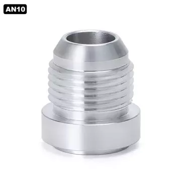 Алюминий высшего качества AN4 6, 8, 10, 12 AN, прямой сварочный фитинг, адаптер, сварочная пробка, фитинг для нитрового шланга, серебристый