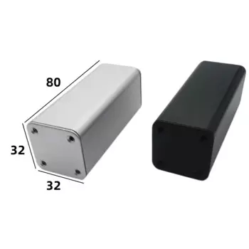 Алюминиевая распределительная коробка 80/100 x32x32 мм