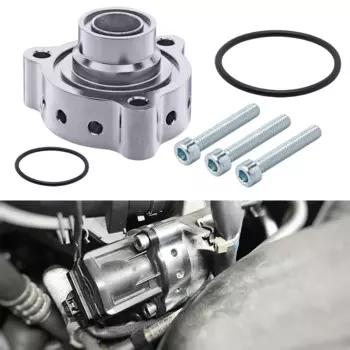 Алюминиевая часть турбо выдувной клапан bov Звуковой адаптер для Mercedes A180, A250, CLA 250 & GLA 250 черный и серебристый FMSPMER