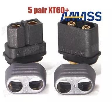 Amass XT60+ XT30U XT60U XT90 XT90-S MR60 MR30 XT60PW XT90PW XT30PW AS150 XT150 XT60-P MR30PB MT30 MT60 разъемы (5 пар)
