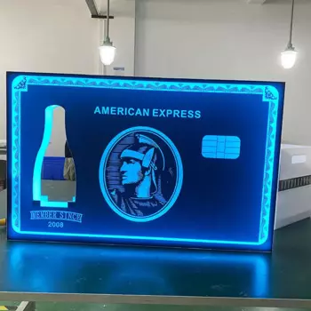 Американская экспресс-доставка, презентации бутылок Amex для ночного клуба, карнавала, ночи