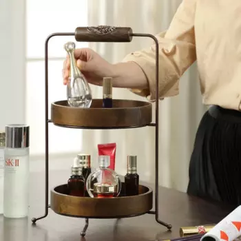 Американский креативный Настольный ящик для хранения косметики, стеллаж для хранения мелких предметов, стеллаж для хранения