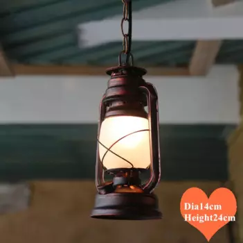 Американский западный ковбойский классический железный подвесной светильник, европейский белый матовый стеклянный ретро E27 светодиодный светильник для вестибюля и коридора LDK043